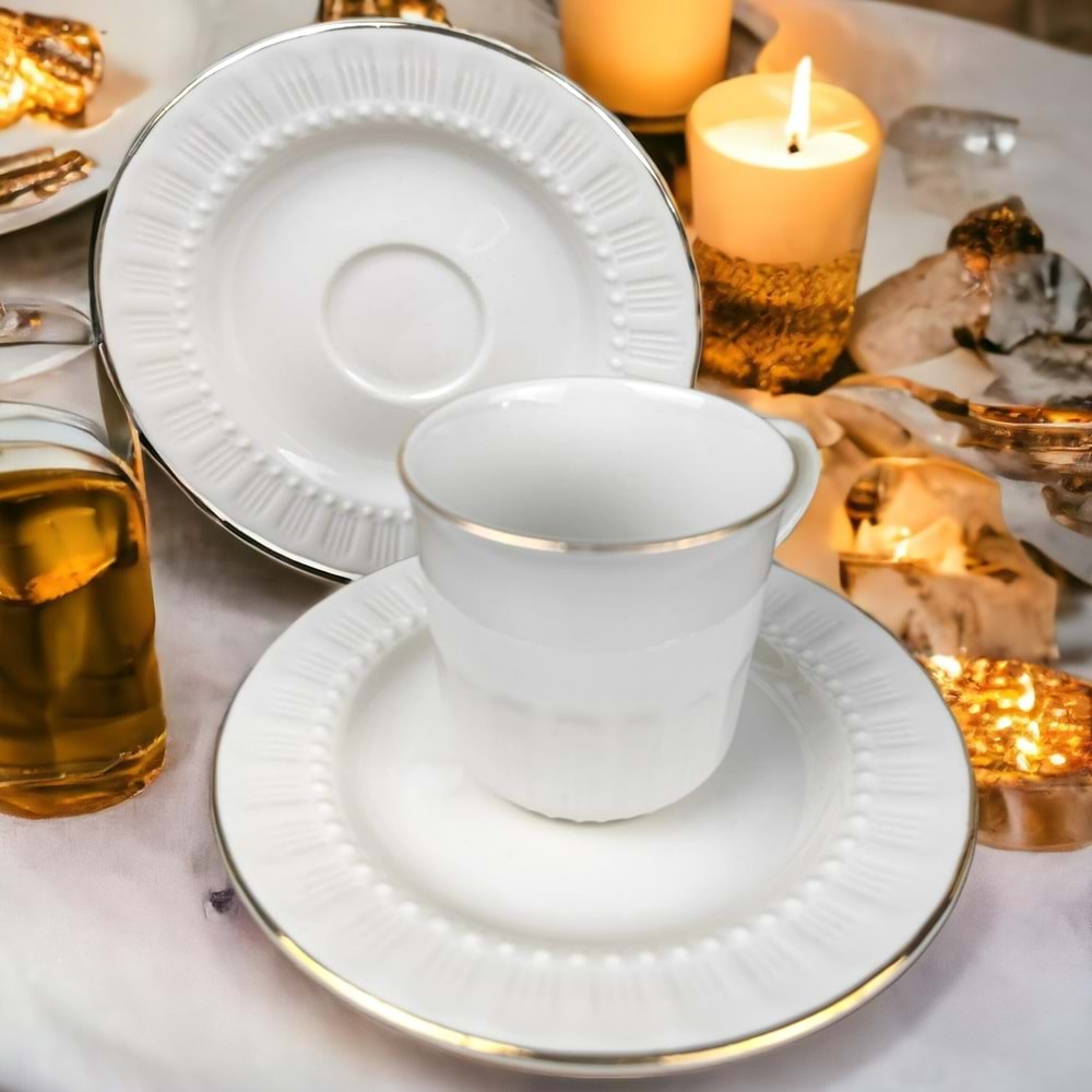 KÜTAHYA HOME KAHVE TKM. İNCİ 12 PRÇ ALTIN YALDIZLI 48775