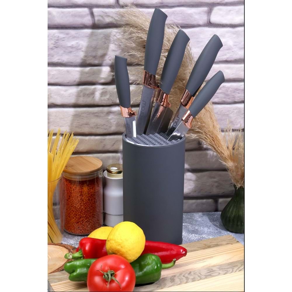 AROW BIÇAK SETİ STANTLI GRİ DC1.TR2655