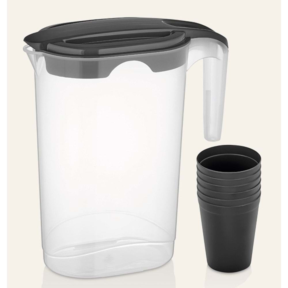 İNOVA HOME MASTER BARDAKLI SÜRAHİ 1,75 LT x24x İNV0019